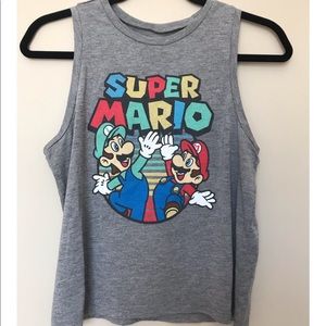 SUPER MARIO TANK TOP Nintendo muscle tee